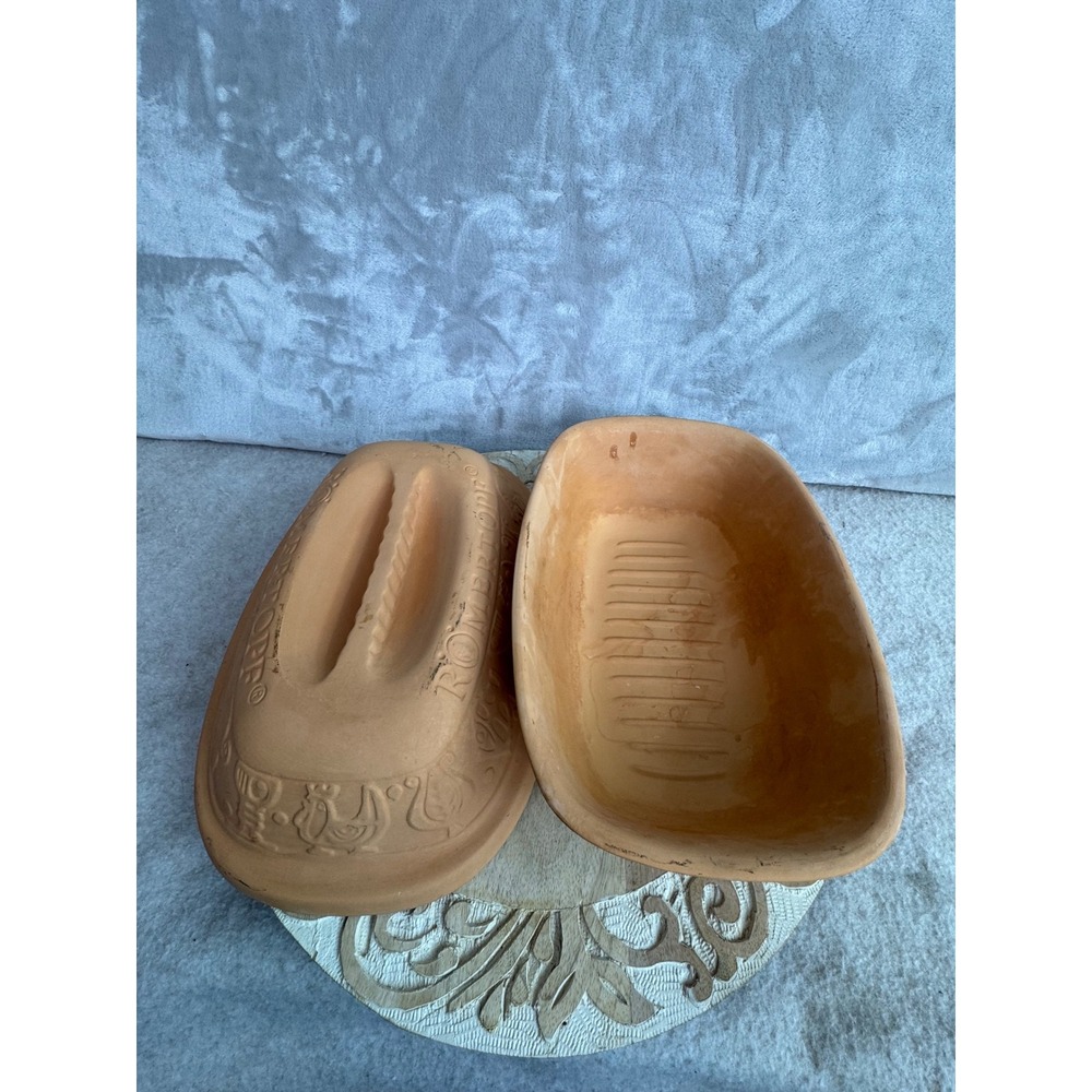 Romertopf by‎ Reco 111 Clay Baker Terracotta Roaster Unglazed Mexico 111